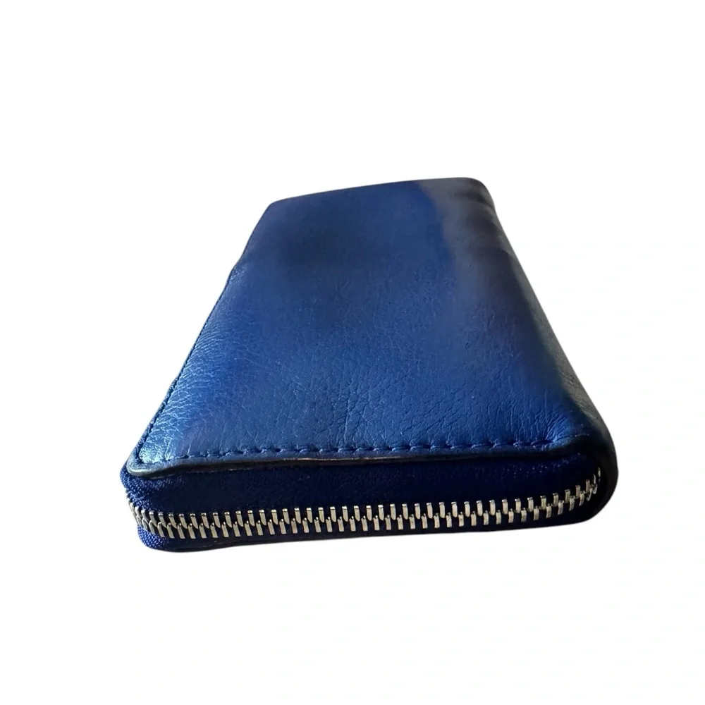 Michael Kors Blue Leather Wallet